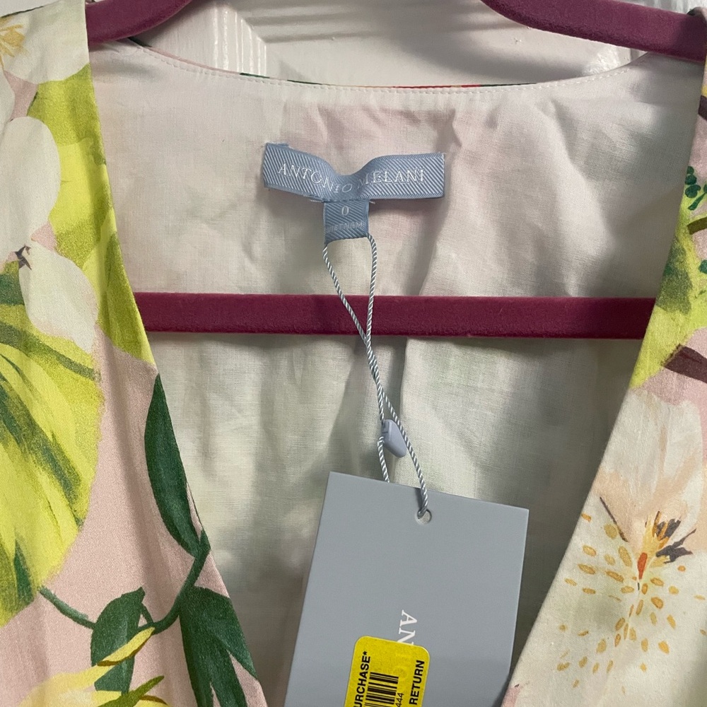 Antonio Melani Brynn Floral Tiered Dress XS NWT - Picture 2 of 2